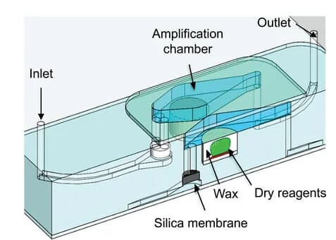 Open access visualization of Illustration, Multifunctional Reactor, DNA Extraction, RNA Extraction, Amplification