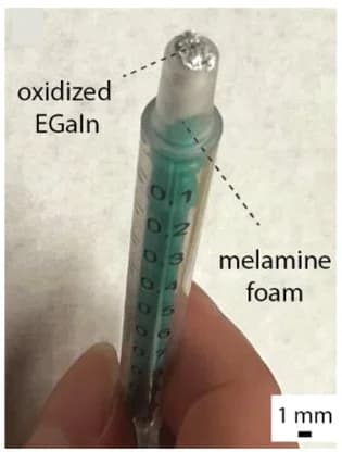 Open access visualization of Photo, Foam-based applicator, Oxidized EGaIn