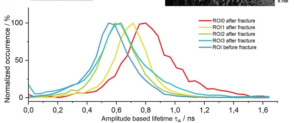 Open access visualization of Line Plot, Density Plot, Histogram, Lifetime Distribution, ROIs