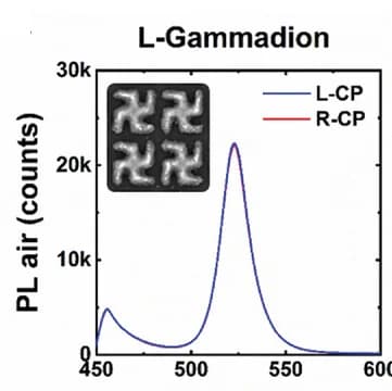 Open access visualization of Line Plot, PL Spectra, CsPbBr3NCs Metasurfaces, L-gammadions