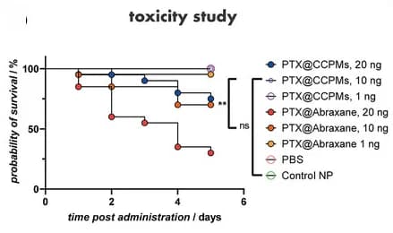 Open access visualization of Line Step, Survival Curve, Paclitaxel, Zebrafish Embryos, Toxicity Study
