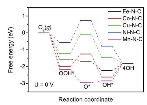 Open access visualization of Line Plot, Line Step, Free Energy Diagram, ORR, TMN-C