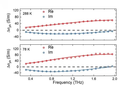Open access visualization of Line Plot, Scatter Plot, Complex Photoconductivity Spectra, MoS2-BDT Networks, Temperature Dependence