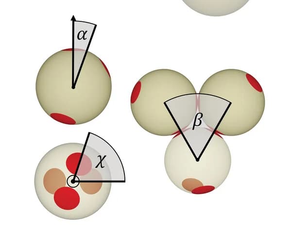 Open access visualization of 3D Plot, Parametrization, Patchy Particle, Spherical Particle