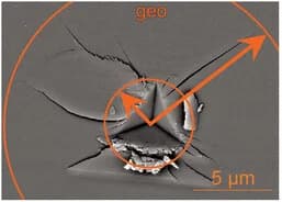 Open access visualization of Microscopy, SEM Images, Indentation, Geologic Aragonite, Synthetic Spherulites