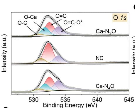 Open access visualization of Line Plot, Density Plot, XPS, O 1s, Catalyst
