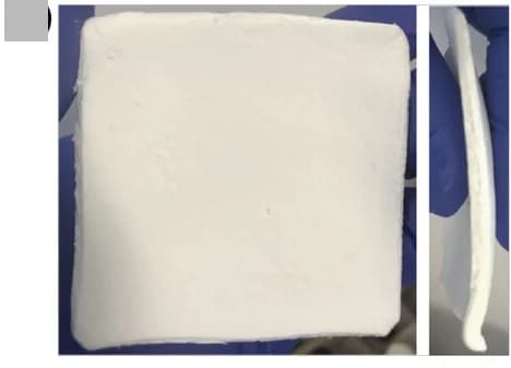 Open access visualization of Photo, MOF-808 nanozyme aerogel, Aerogel, Nanozyme