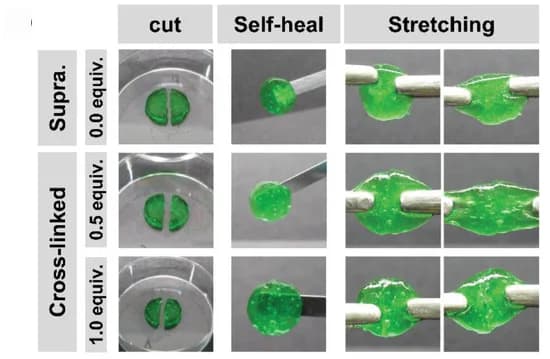 Open access visualization of Photo, Hydrogels, Self-Healing