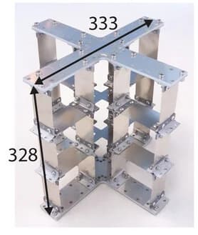 Open access visualization of Photo, Metallic Metamaterial, Unit Cells, Buckling, Uncompressed