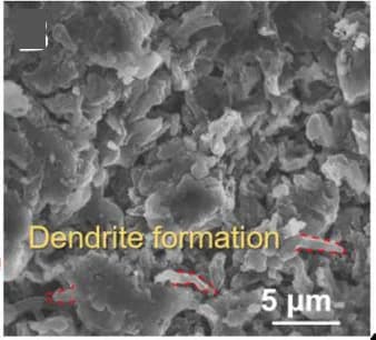 Open access visualization of Microscopy, SEM, Lithium Electrode