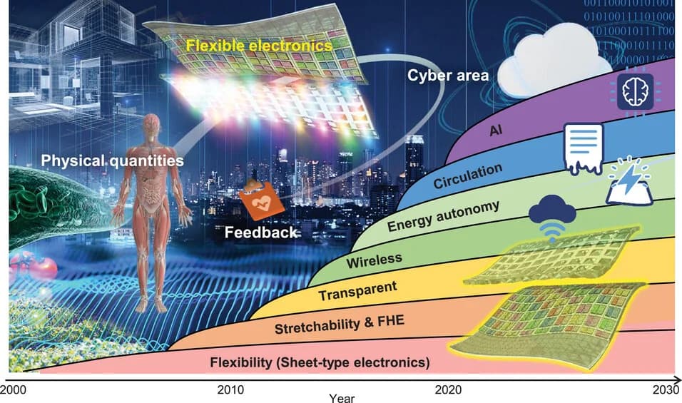 Open access visualization of Line Plot, Illustration, Flexible Electronics, Optics, Cyber-Physical Systems
