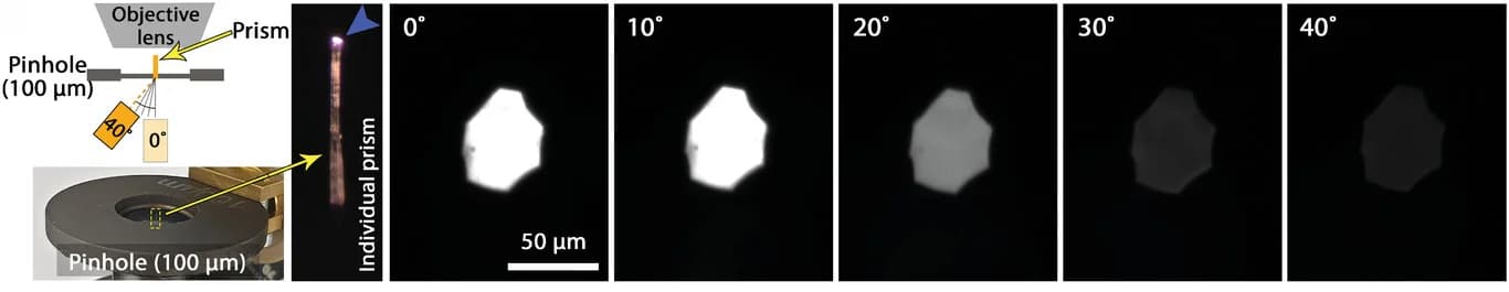 Open access visualization of Microscopy, Photo, Optical Fiber, Light Guidance, Prism