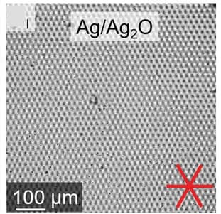 Open access visualization of Microscopy, Silver/Silver Oxide Nanoparticles, Thin Films, Stacking, Triangular Pattern