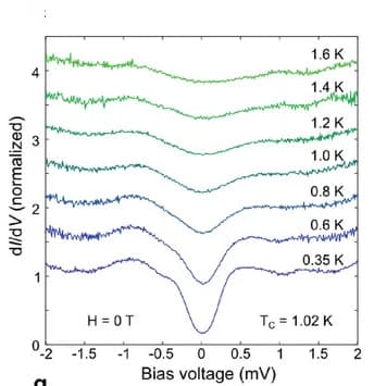 Open access visualization of Line Plot, Temperature Dependence, Superconducting Gap, Clean Sample