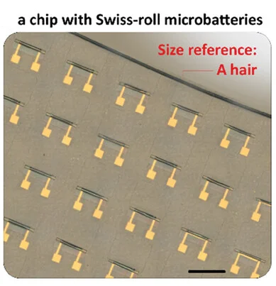 Open access visualization of Microscopy, Optical Image, Micro-Swiss-roll Array, Chip