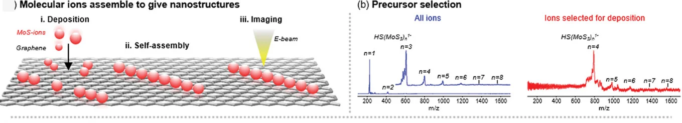 Open access visualization of Line Plot, Workflow, Illustration, MoS Ions, Graphene