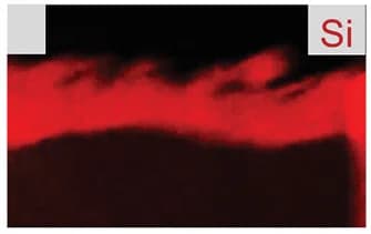 Open access visualization of Microscopy, EDX Mapping, Silicon