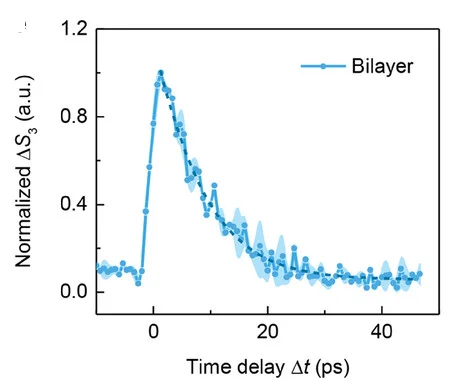Open access visualization of Line Plot, Error Bars, Transient s-SNOM, Bilayer MoS2, Fitting Curves