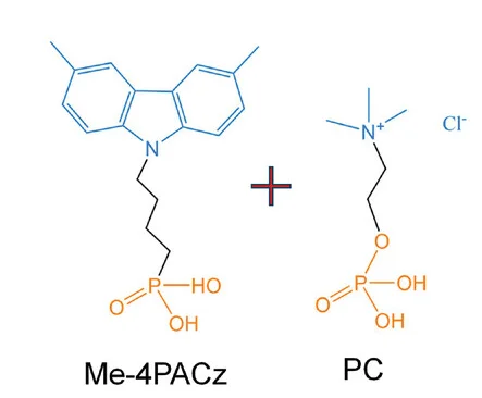 Open access visualization of Chemical Structure, Molecular Structures, Me-4PACz, PC