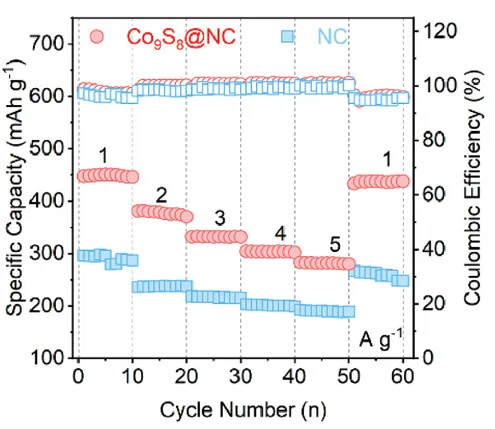 Open access visualization of Line Plot, Scatter Plot, Rate Performance, Working Currents, Electrode