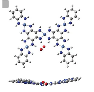 Open access visualization of Chemical Structure, Molecular Conformations, O2 Interaction, Hydrogen Bond, Organic Linker