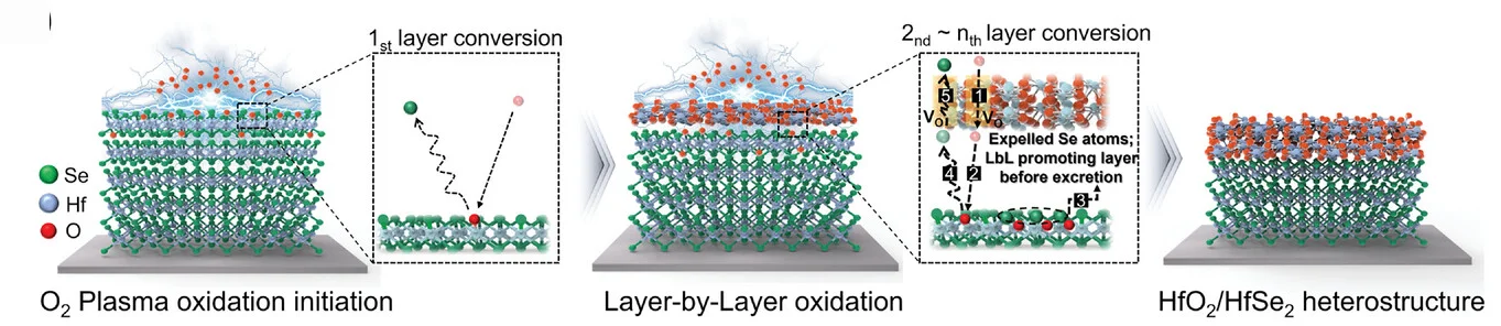 Open access visualization of Illustration, Workflow, Gate Stack, Fabrication, O2 Plasma Oxidation