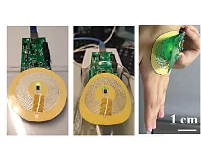 Open access visualization of Photo, NFC Device, Wireless Power, Transmitter, LED