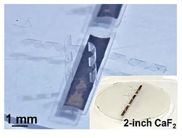 Open access visualization of Photo, Graphene Helix, CaF2 Substrate, Simulation