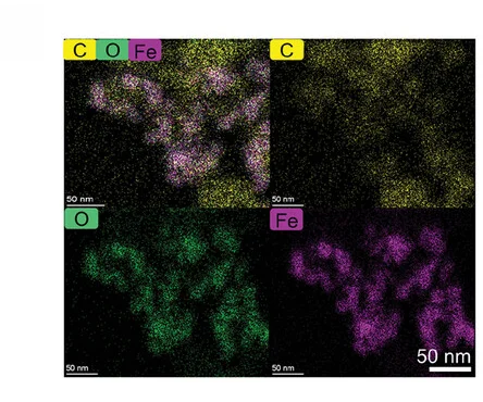 Open access visualization of Microscopy, Elemental Mapping Images, CFs