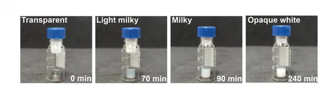 Open access visualization of Photo, Laser Synthesis, Color Change, Reaction Time