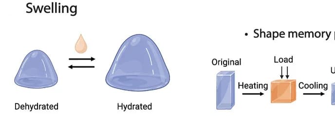 Open access visualization of Workflow, Illustration, Biofluid, Swelling, Intelligent Materials