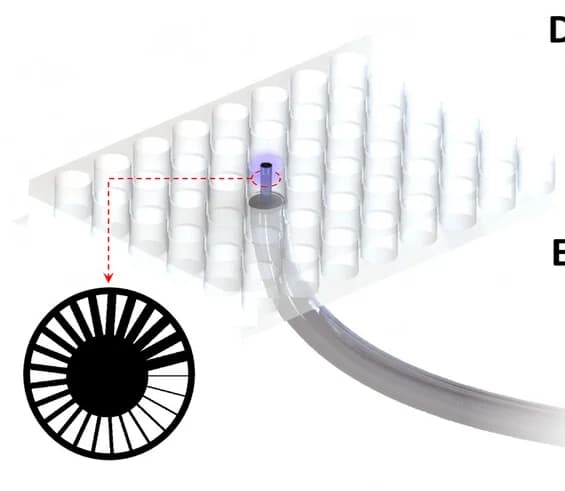 Open access visualization of Illustration, Fiber Bundles, Spoke Wheel Image, Resin, Well Plates