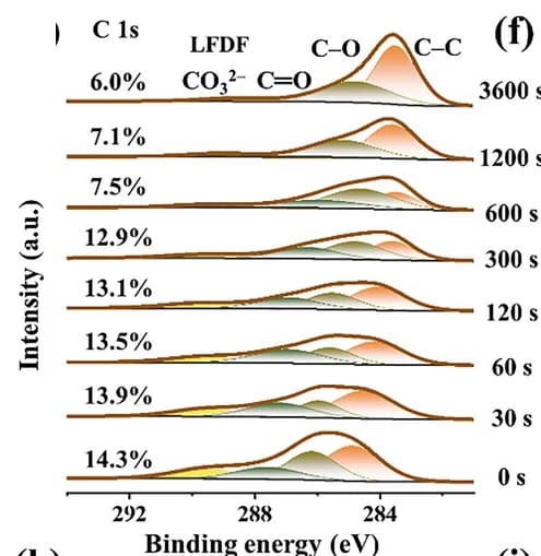 Open access visualization of Line Plot, Density Plot, C 1s Spectra, BP@C@LPO, LFDE