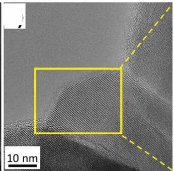 Open access visualization of Microscopy, HRTEM Images, Fe3O4@COF-2