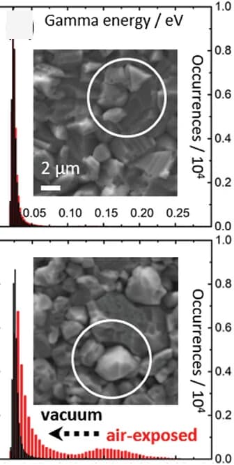 Open access visualization of Histogram, Microscopy, Gamma Parameter Distributions, SEM Micrographs