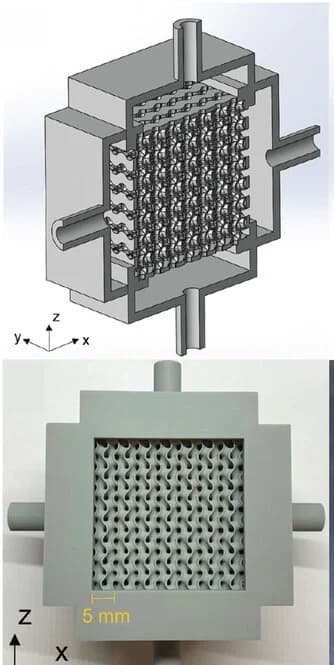 Open access visualization of Photo, Heat Exchanger, Additive Manufacturing, Fluids