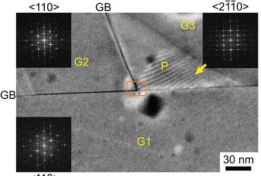 Open access visualization of Microscopy, HAADF-STEM, Nb0.80Ti0.20FeSb, Grains, Precipitate