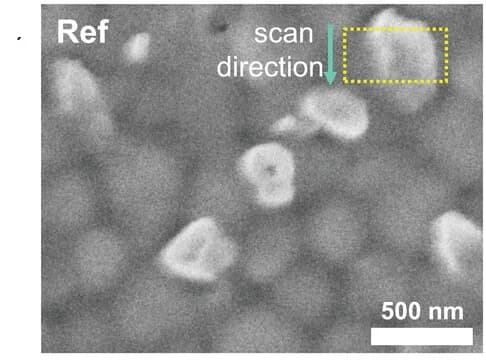 Open access visualization of Microscopy, Line Scan Analysis, Precipitates, Perovskite Surfaces
