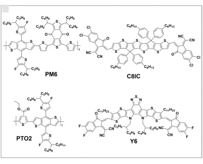 Open access visualization of Chemical Structure, Chemical Structures, Electron Donors, Electron Acceptors, PM6