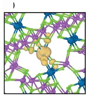 Open access visualization of Chemical Structure, Electron Polaron, Li3InCl6
