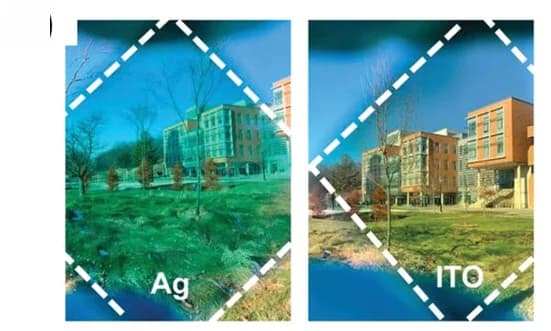Open access visualization of Photo, Outdoor, Ag Electrode, ITO Electrode, Sem transparent Device