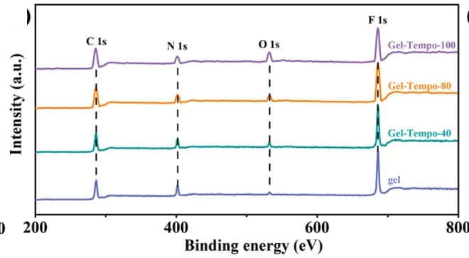 Open access visualization of Line Plot, XPS spectra