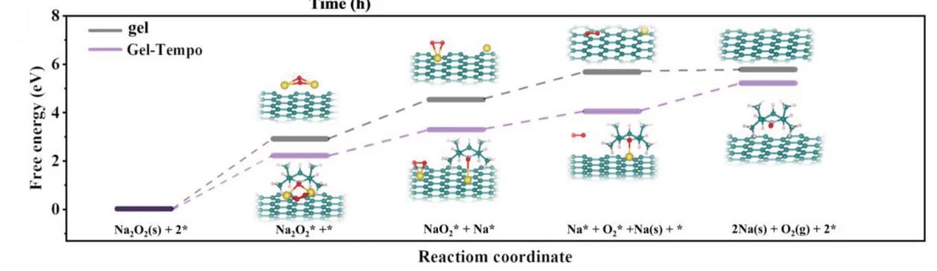 Open access visualization of Line Plot, Free Energy Diagram, Na2O2 Decomposition, SABs, Adsorption