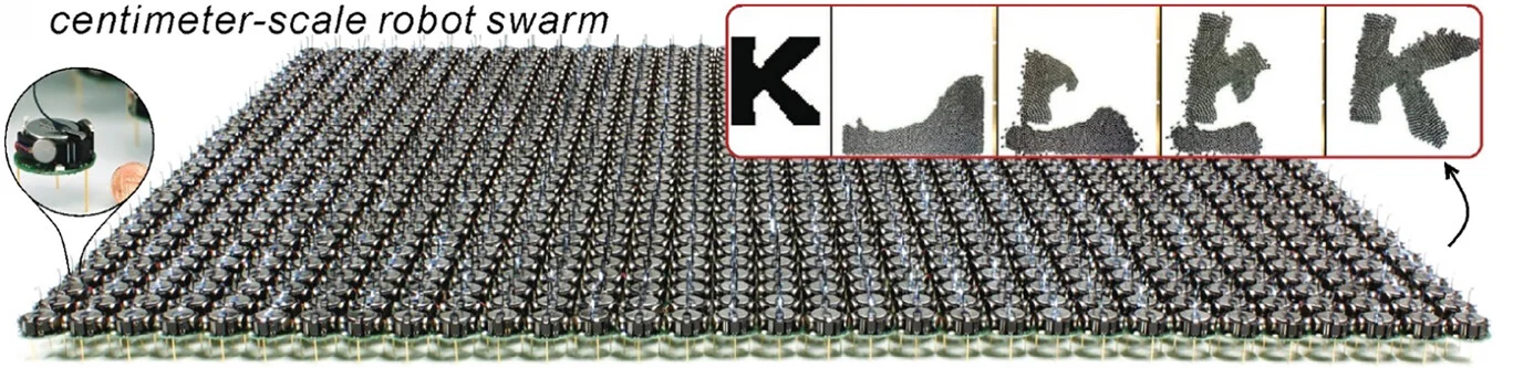 Open access visualization of Photo, Robotic Swarm, Self-Assembly, Robots