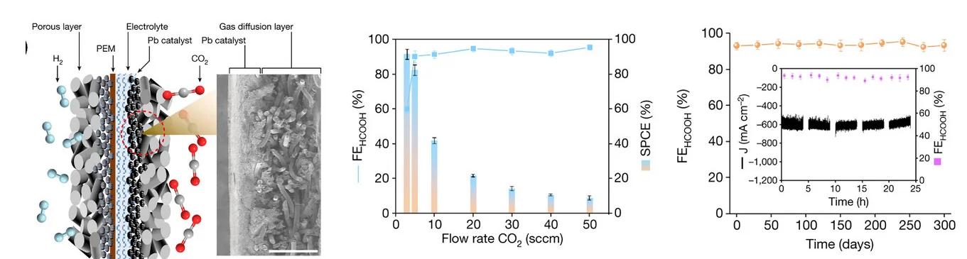 Open access visualization of Line Plot, Bar Plot, Error Bars, PEM Electrolyzer, CO2RR