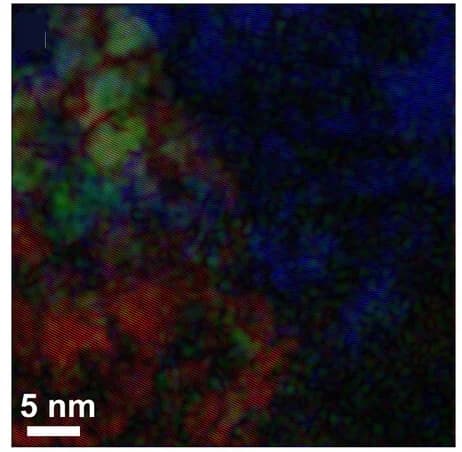 Open access visualization of Microscopy, iFFT, RGB Image, 110 Reflection