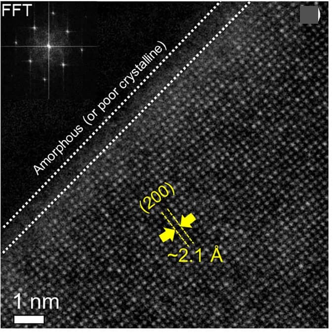 Open access visualization of Microscopy, HAADF STEM, LMTOF1244-800, FFT