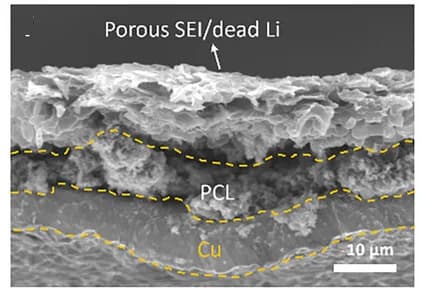 Open access visualization of Microscopy, Porous Conductive Layer-Cu