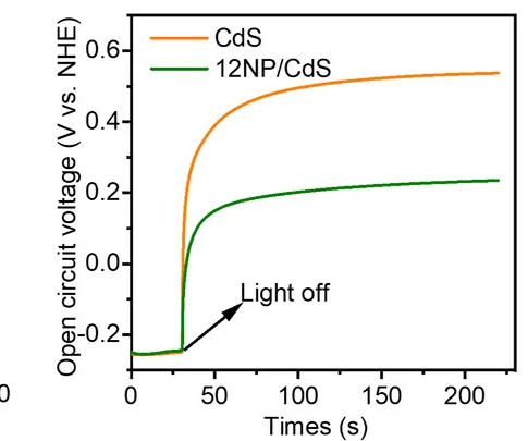 Open access visualization of Line Plot, OCVD, CdS, 12NP/CdS, Decay Profiles