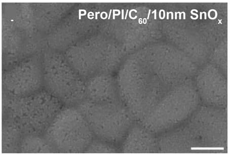 Open access visualization of Microscopy, SEM Images, Perovskite, PI/C60, SnOx Layer